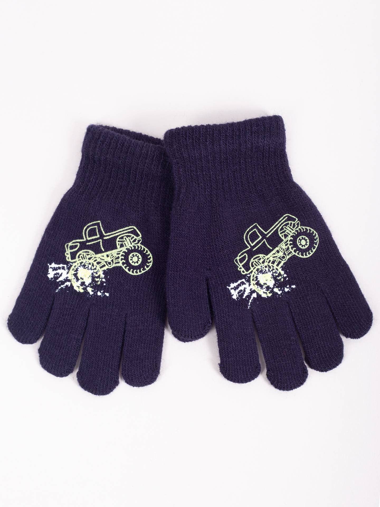 Yoclub Kids's Gloves RED-0012C-AA5A-020 Navy Blue