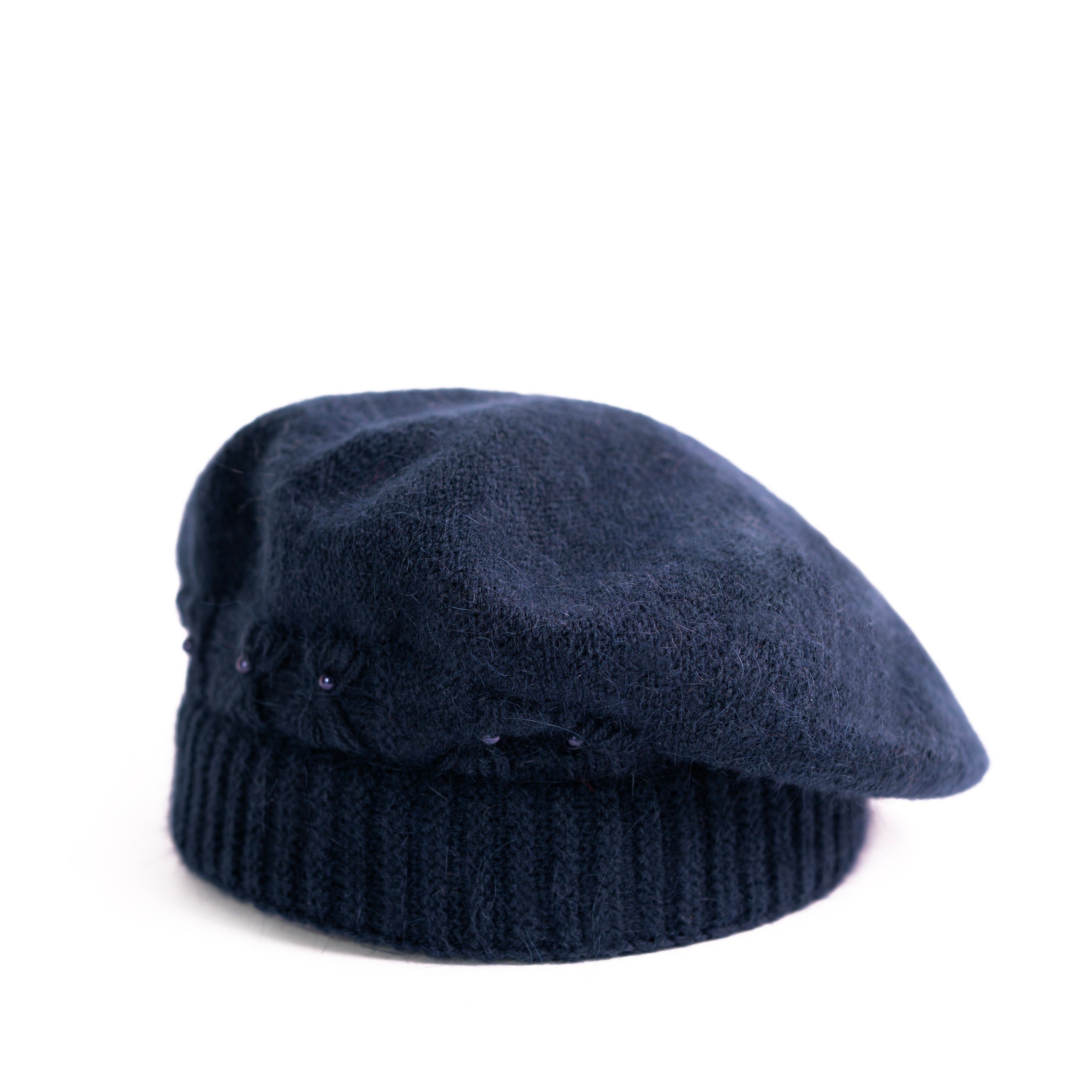 Art Of Polo Woman's Beret Cz23400-3 Navy Blue