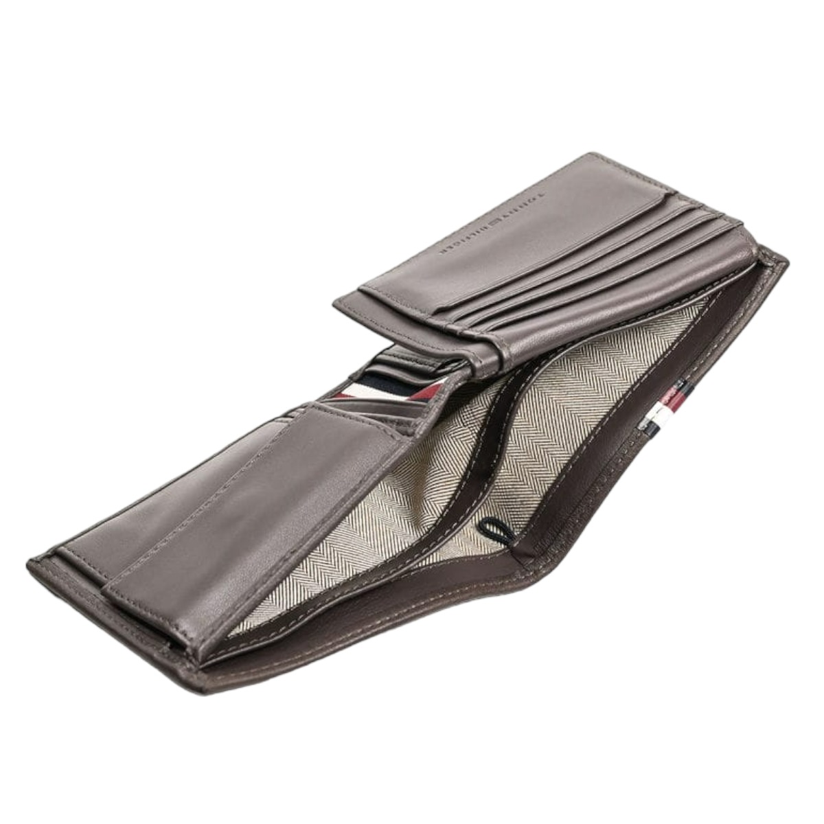 TOMMY HILFIGER MEN'S WALLET BROWN
