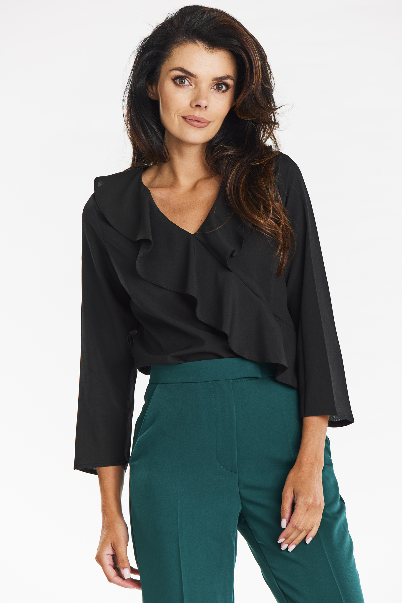 Awama Woman's Blouse A688 Black