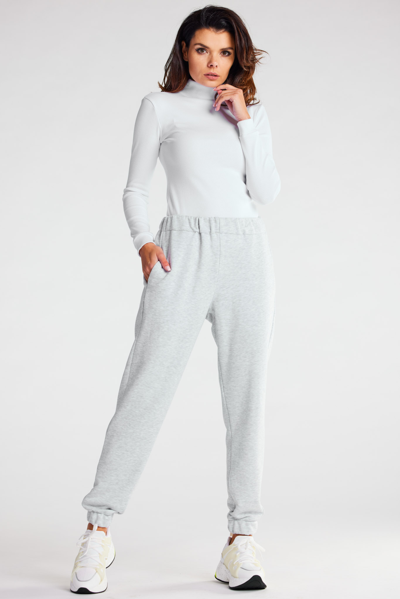 Infinite You Woman's Pants M275 Grey