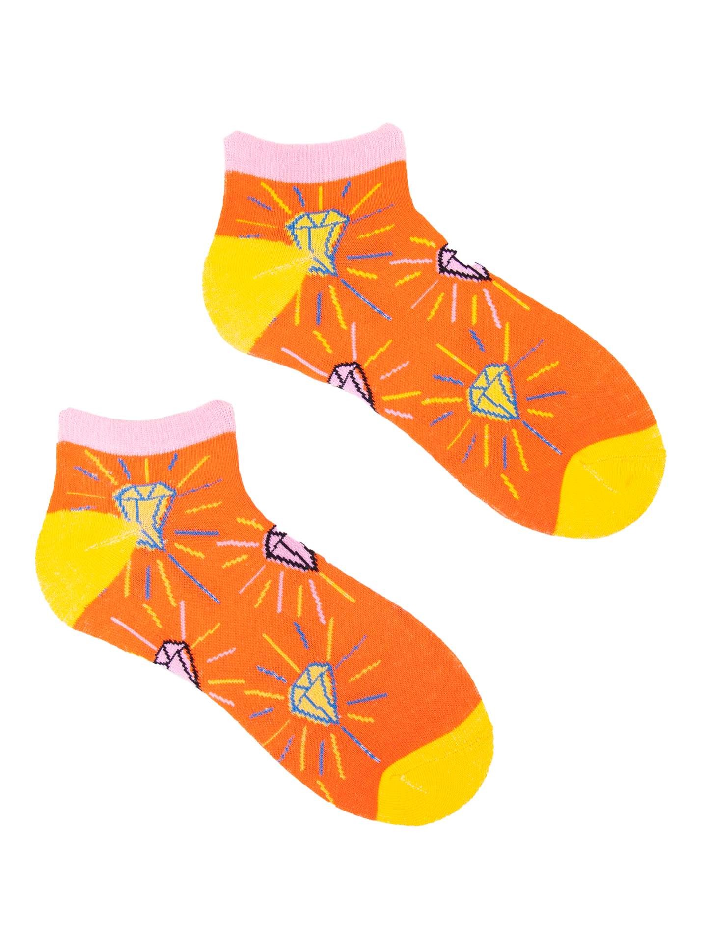 Levně Yoclub Unisex's Ankle Funny Cotton Socks Patterns Colours SKS-0086U-B600