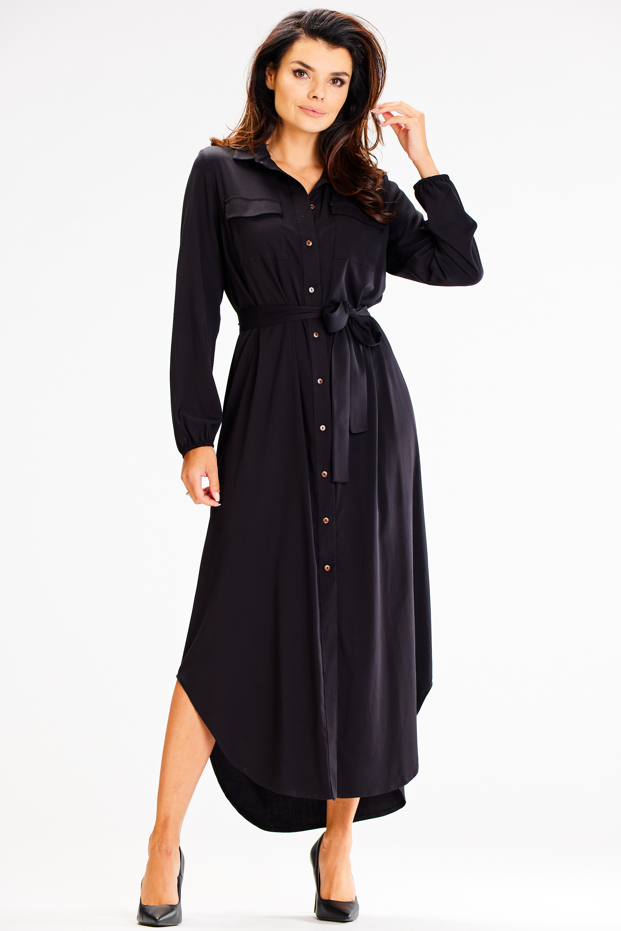Awama Woman's Dress A601 Black