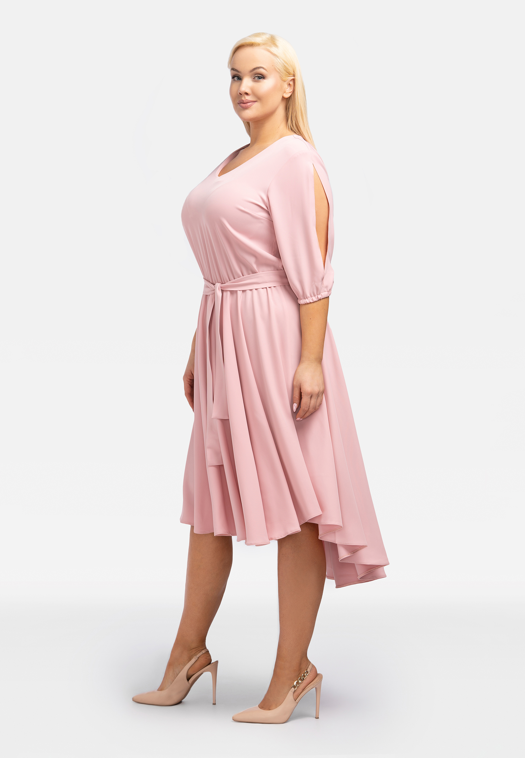 Rochie de damă Karko Karko_Dress_SB470_Pink