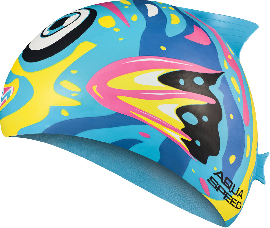 Levně AQUA SPEED Kids's Swimming Caps ZOO Fish