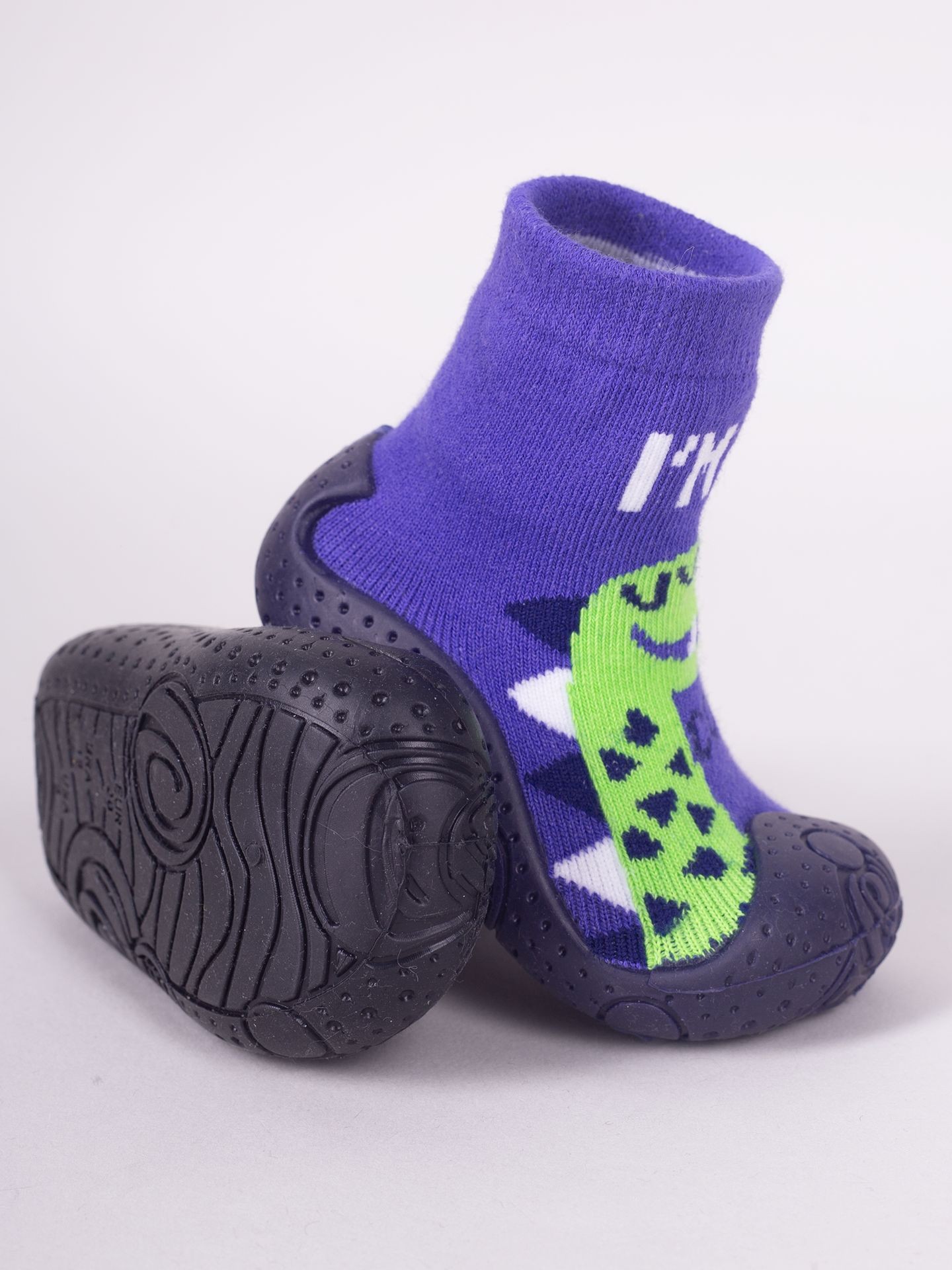 Levně Yoclub Kids's Baby Boys' Anti-Skid Socks With Rubber Sole P3