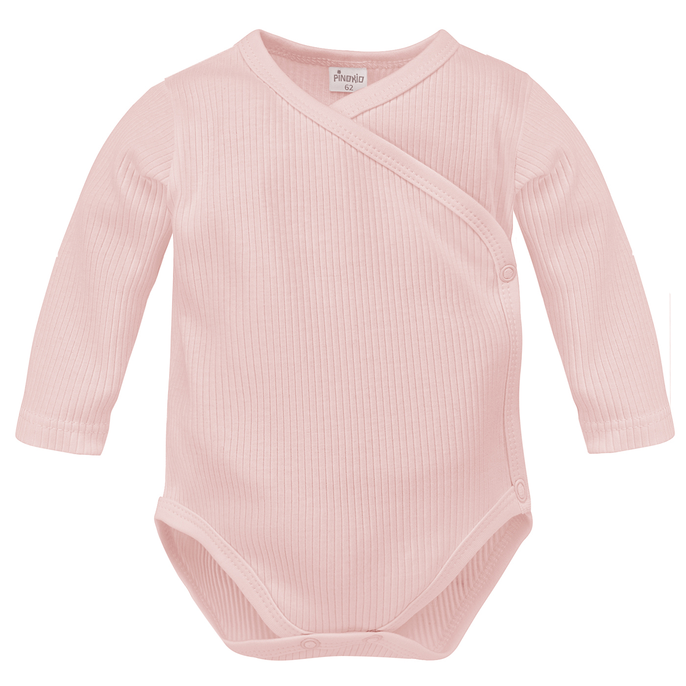 Levně Pinokio Kids's Lovely Day Wrapped Bodysuit LS Pink Stripe