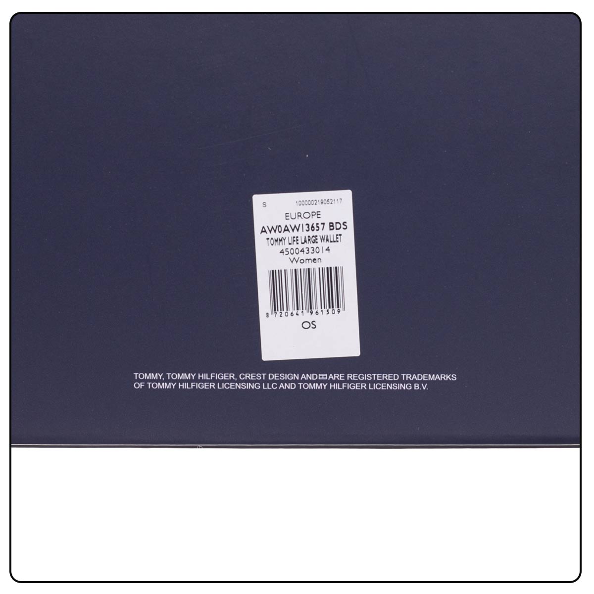 TOMMY HILFIGER WOMEN&#039;S BLACK WALLET