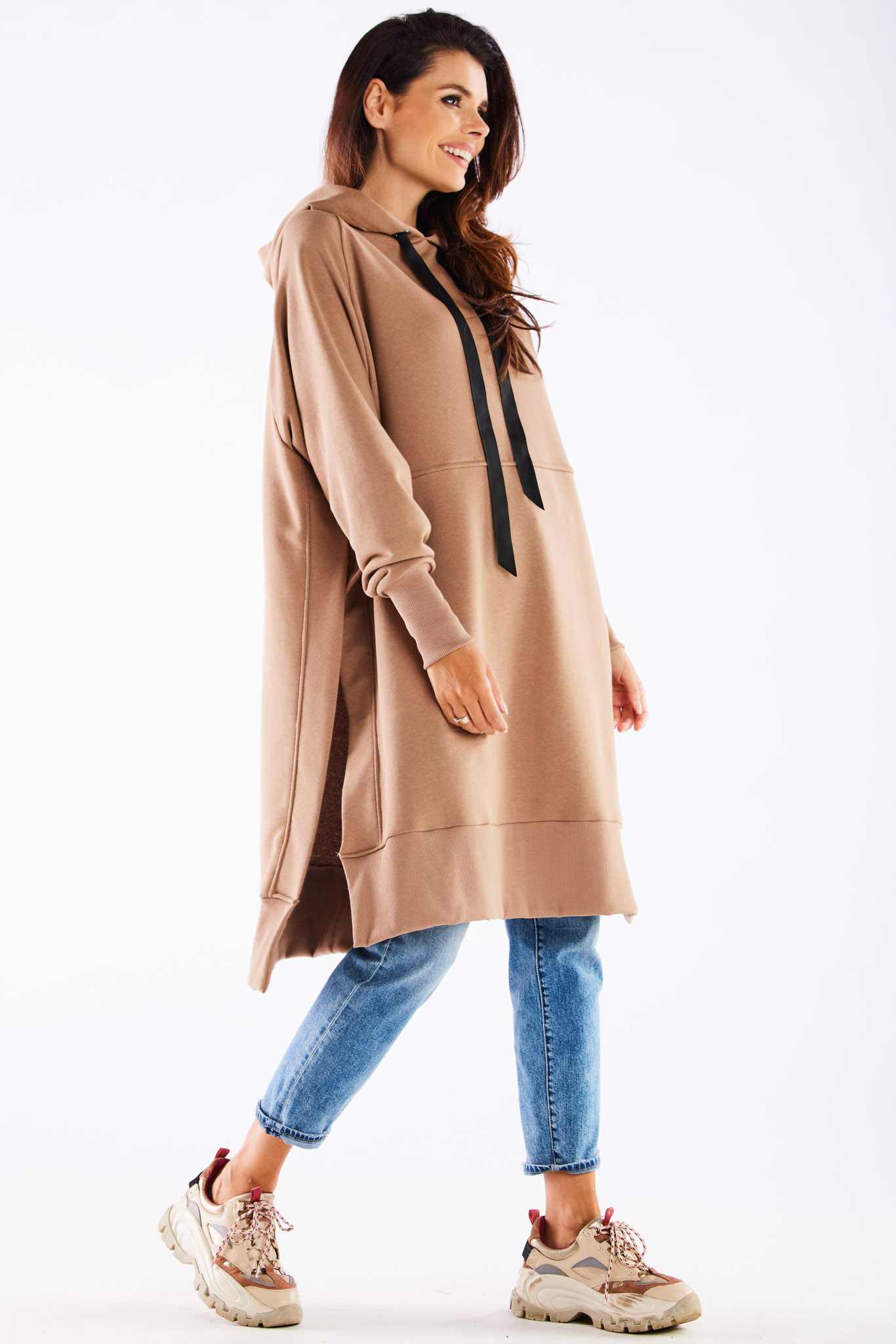 Infinite You Woman's Hoodie M279 Beige