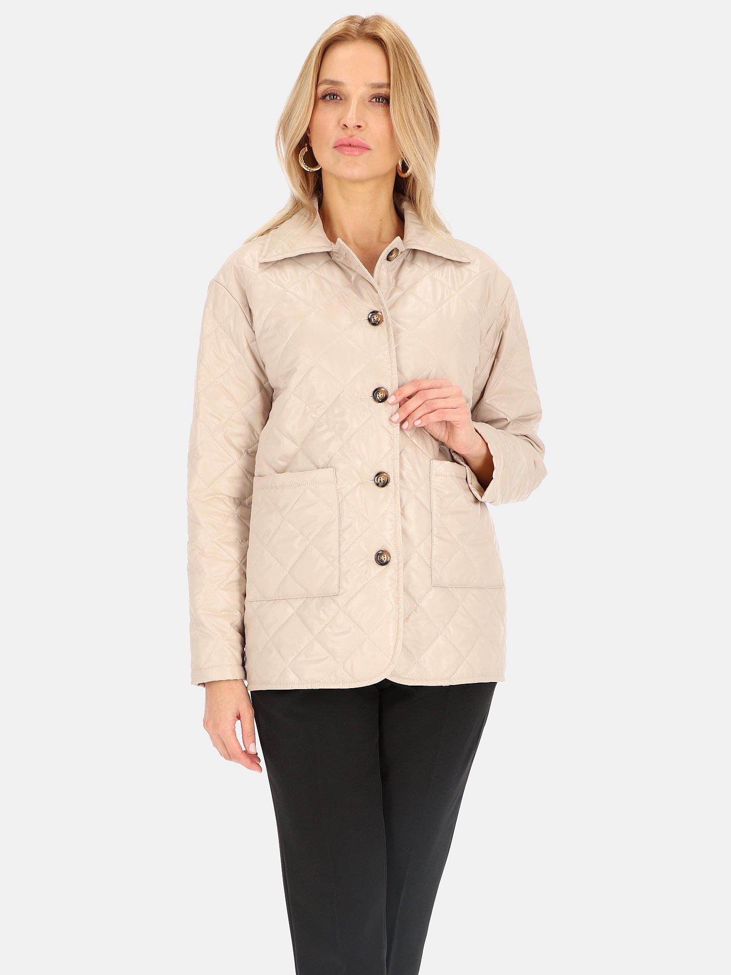 PERSO Woman's Women's spring short quilted jacket