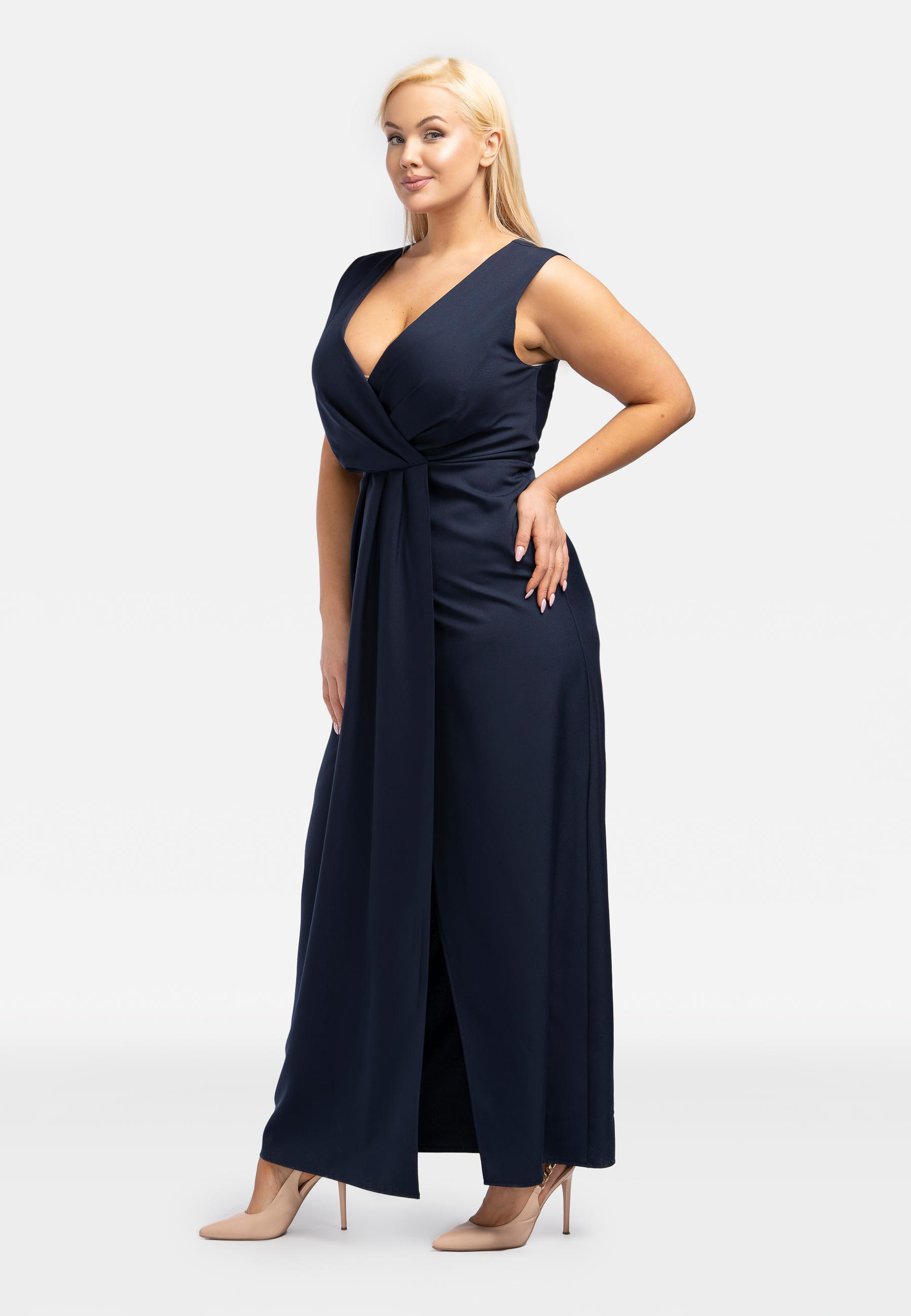 Rochie de dama Karko Navy Blue