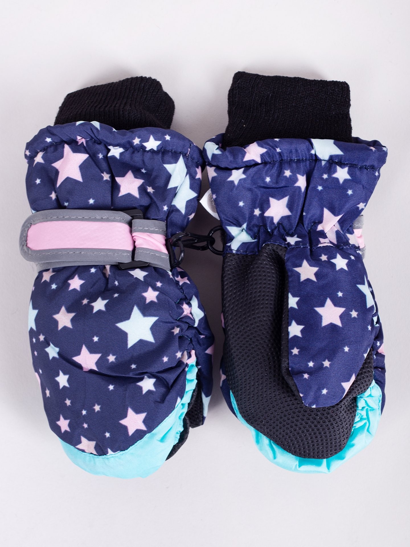 Levně Yoclub Kids's Children's Winter Ski Gloves REN-0203G-A110 Navy Blue