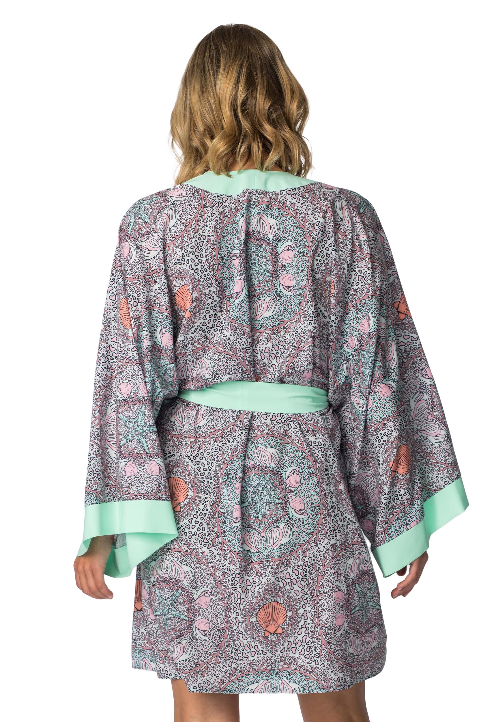 LaLupa Woman&#039;s Cover Up Kimono LA107