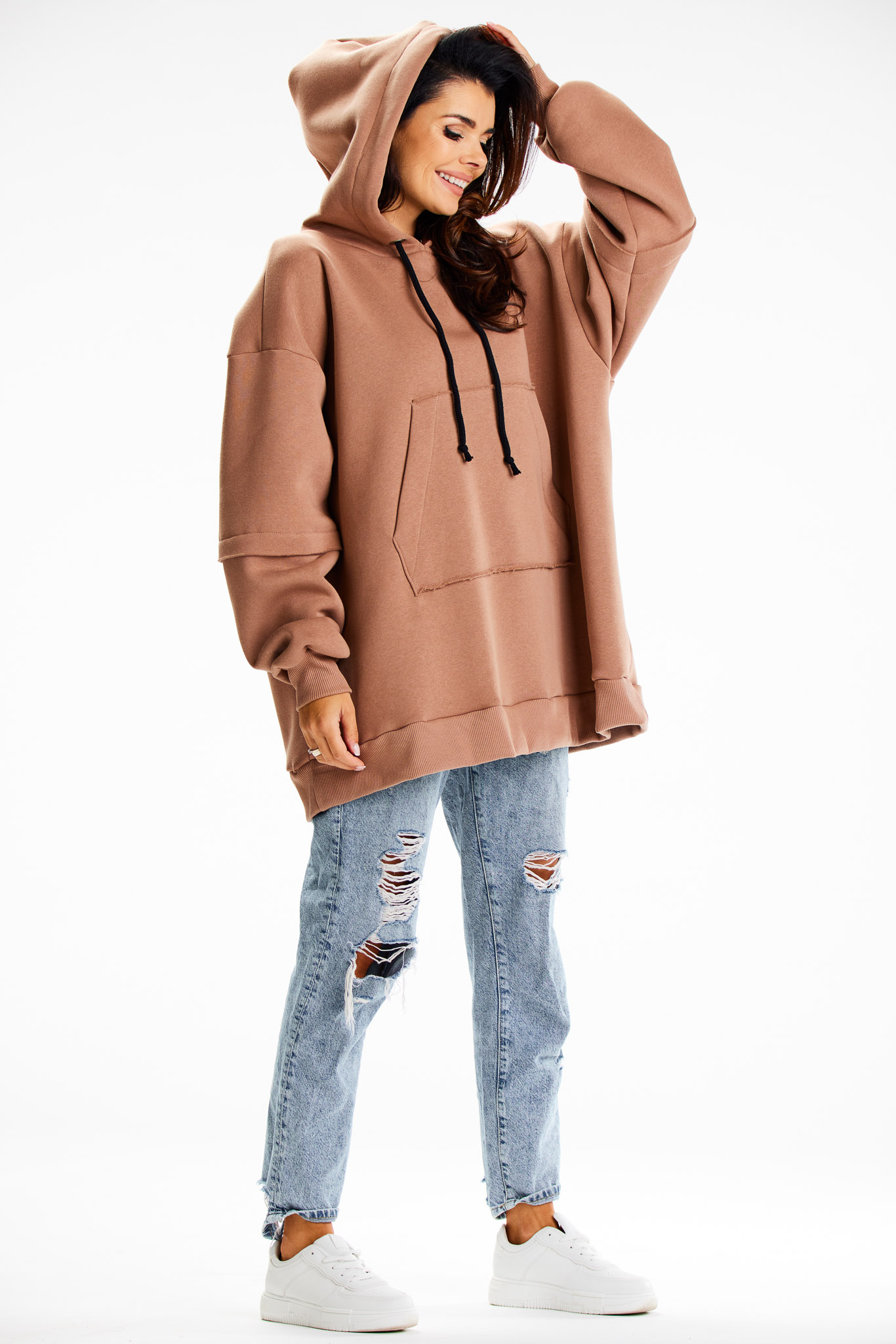 Infinite You Woman's Hoodie M332 Beige