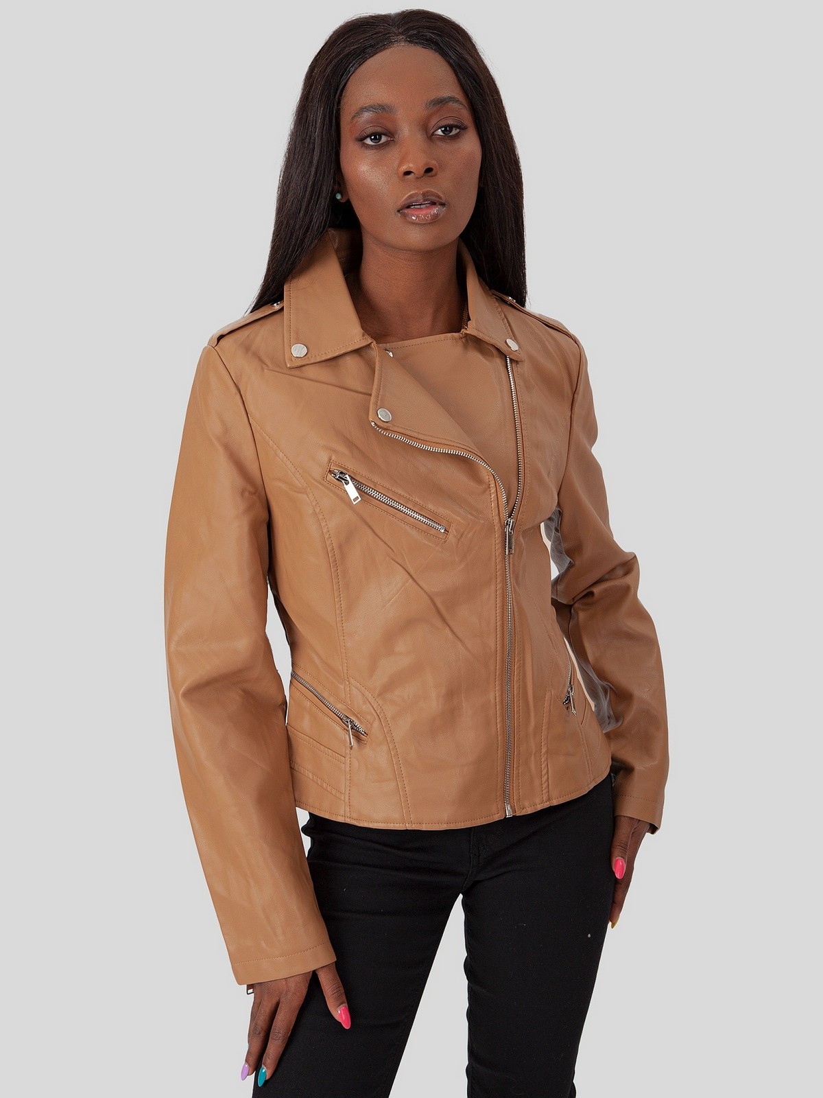 PERSO Woman's Women's Ramones jacket with a zipper