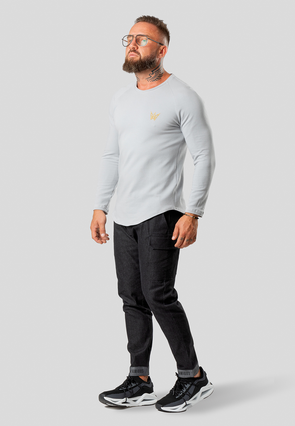 TRES AMIGOS WEAR Man's Sweatshirt G007-BLR