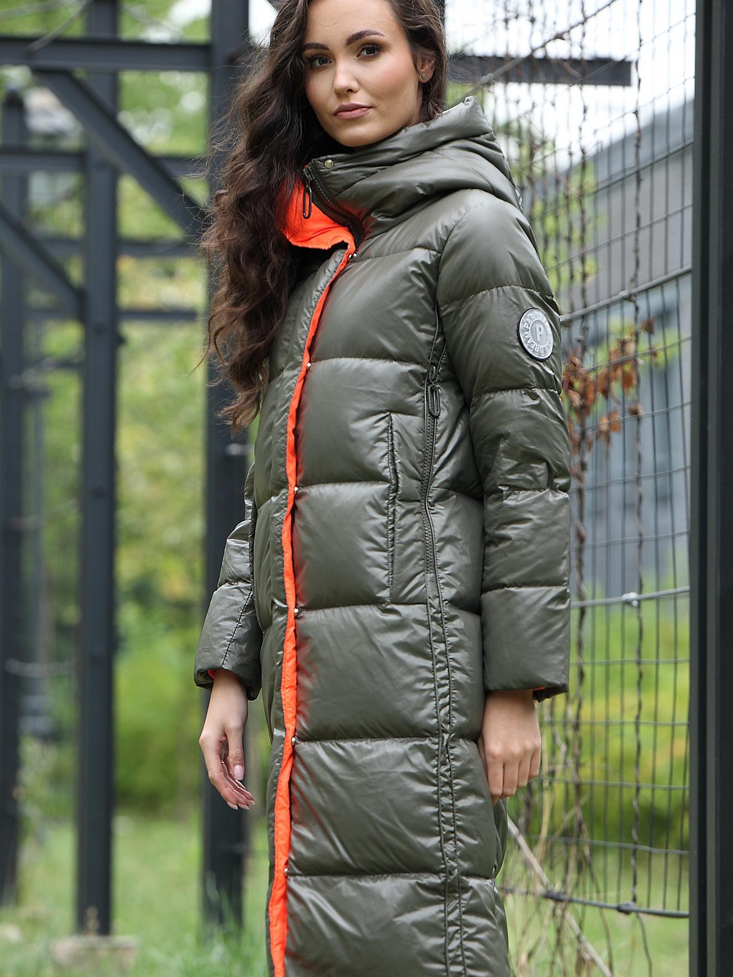Dámska bunda PERSO PERSO_Coat_BLH220022FX_Khaki