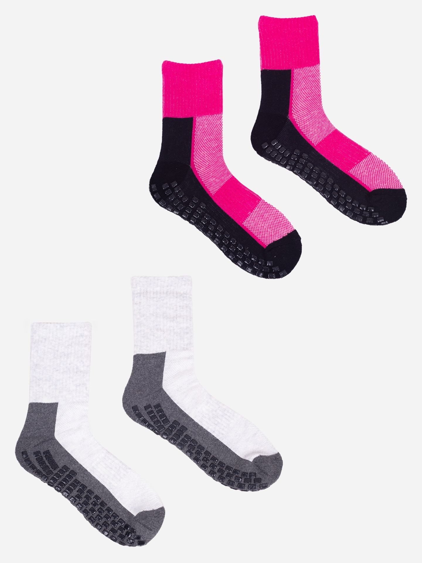 Levně Yoclub Kids's Half-Terry Socks With ABS 2-Pack SKA-0131U-AA0A-001