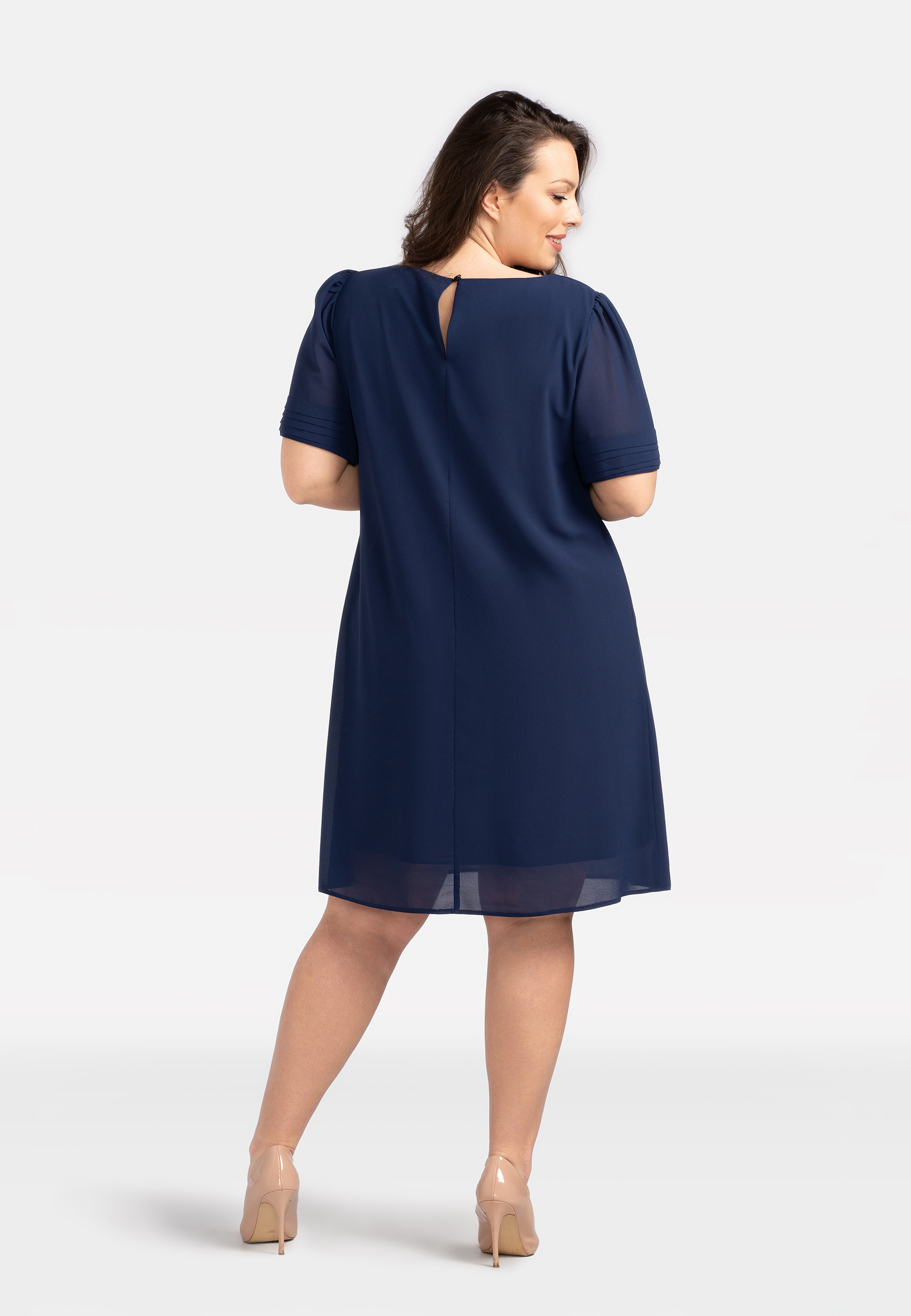 Rochie de dama Karko Karko_Dress_SC126_Navy_Blue
