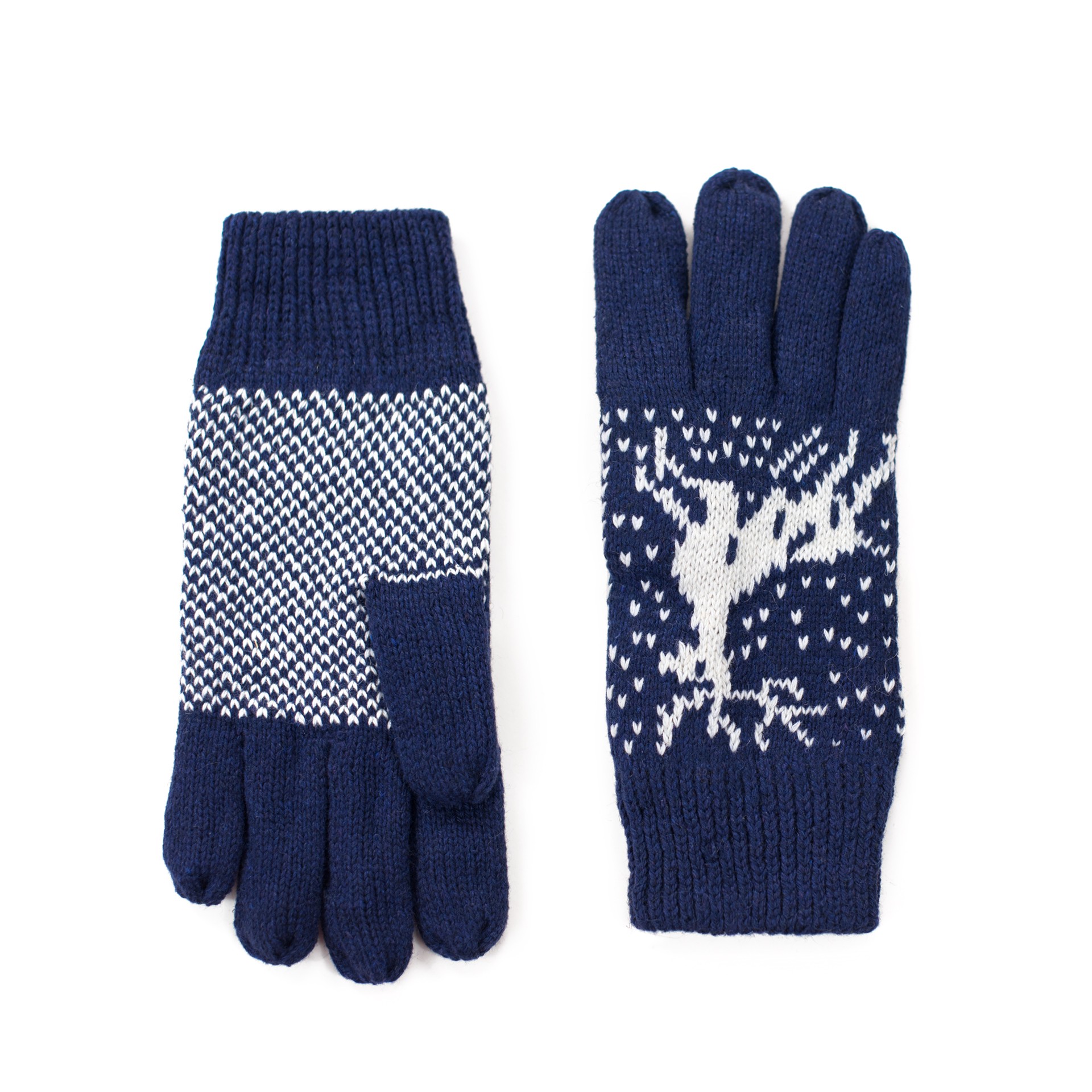 Art Of Polo Unisex's Gloves rk18609 Navy Blue