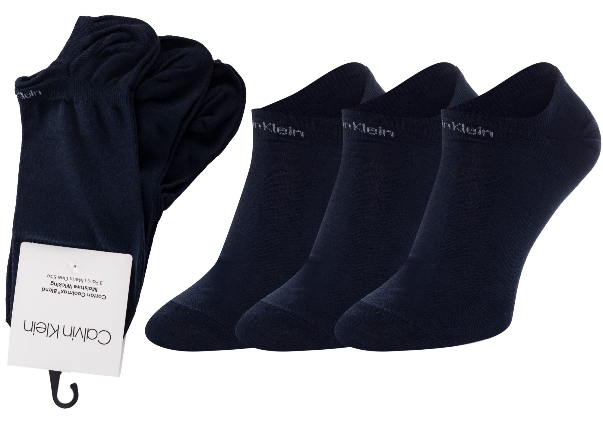 Calvin Klein Man's 3Pack Socks 100001922 Navy Blue