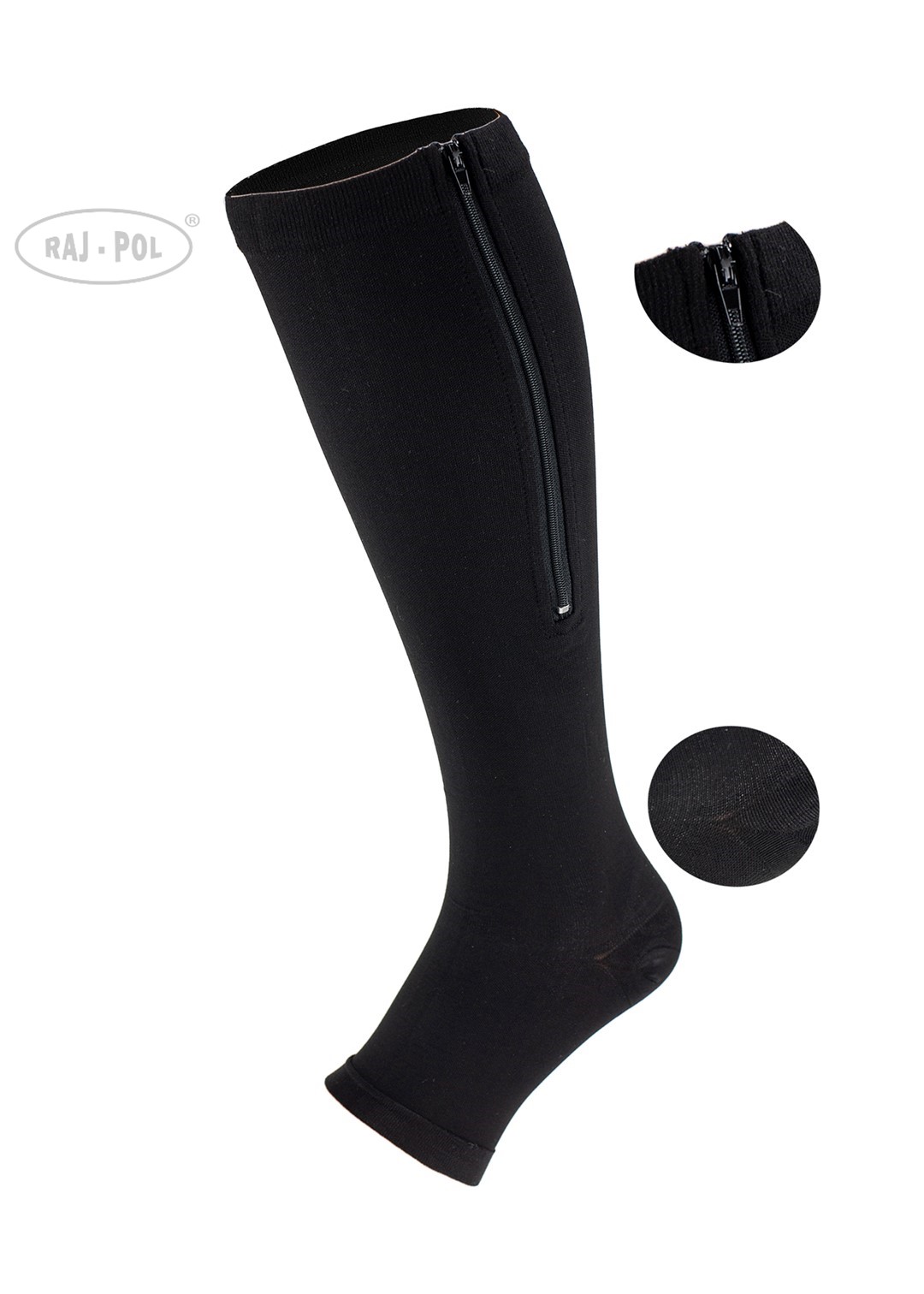 Levně Raj-Pol Woman's Knee Socks With Zipper 1 Grade