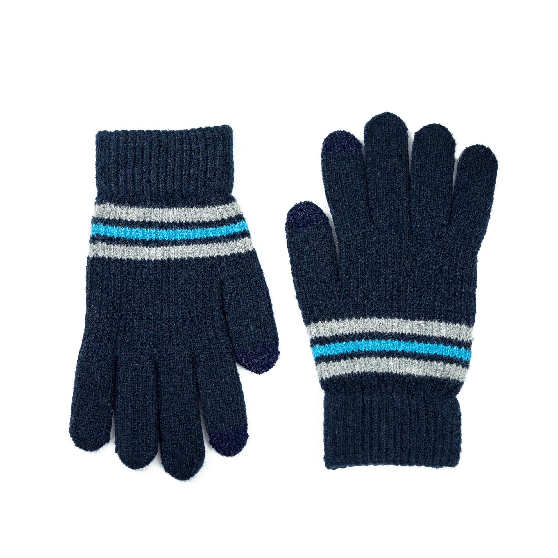 Levně Art Of Polo Man's Gloves Rk22232 Navy Blue
