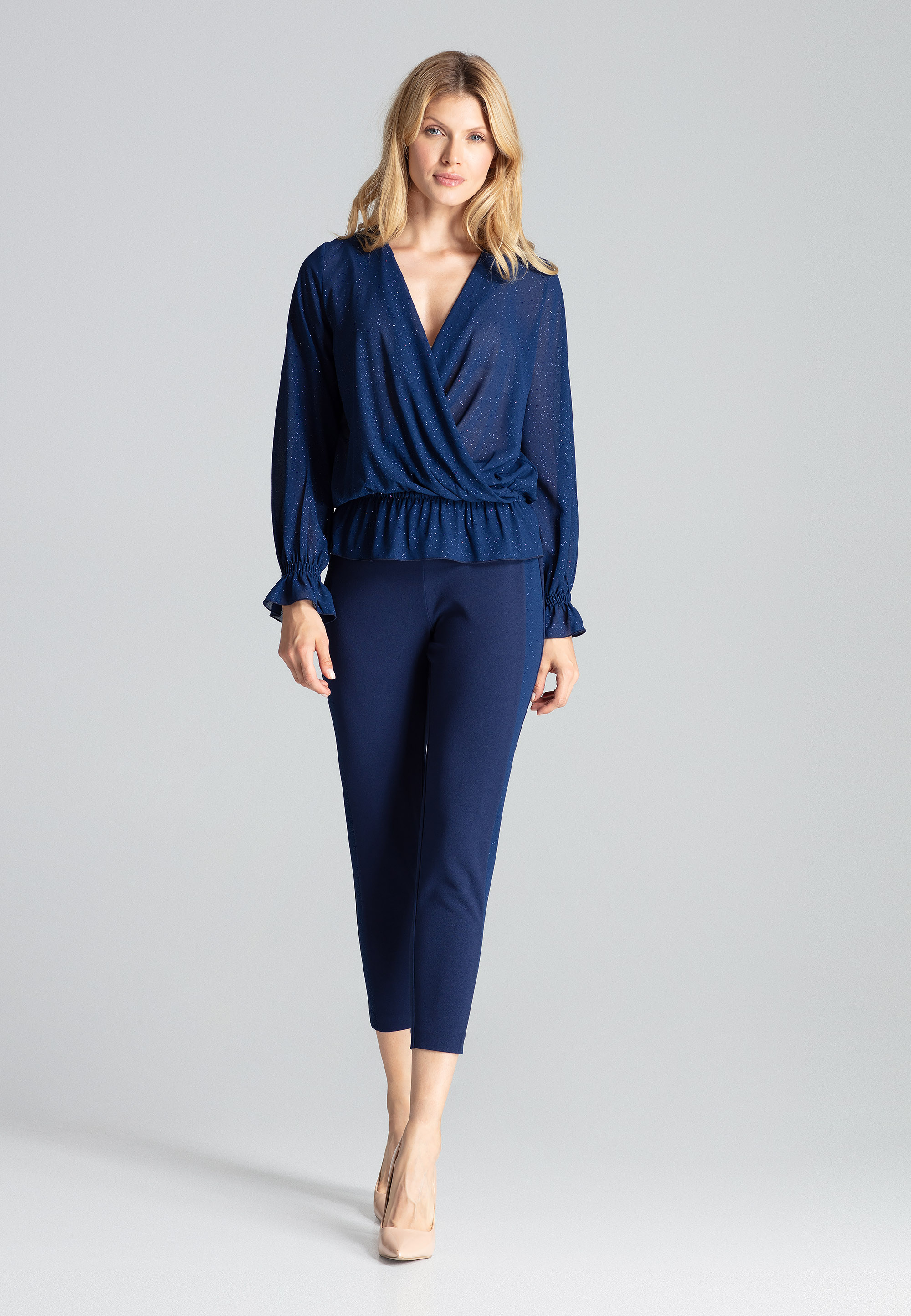 Figl Femeii Bluza M690 Navy Blue