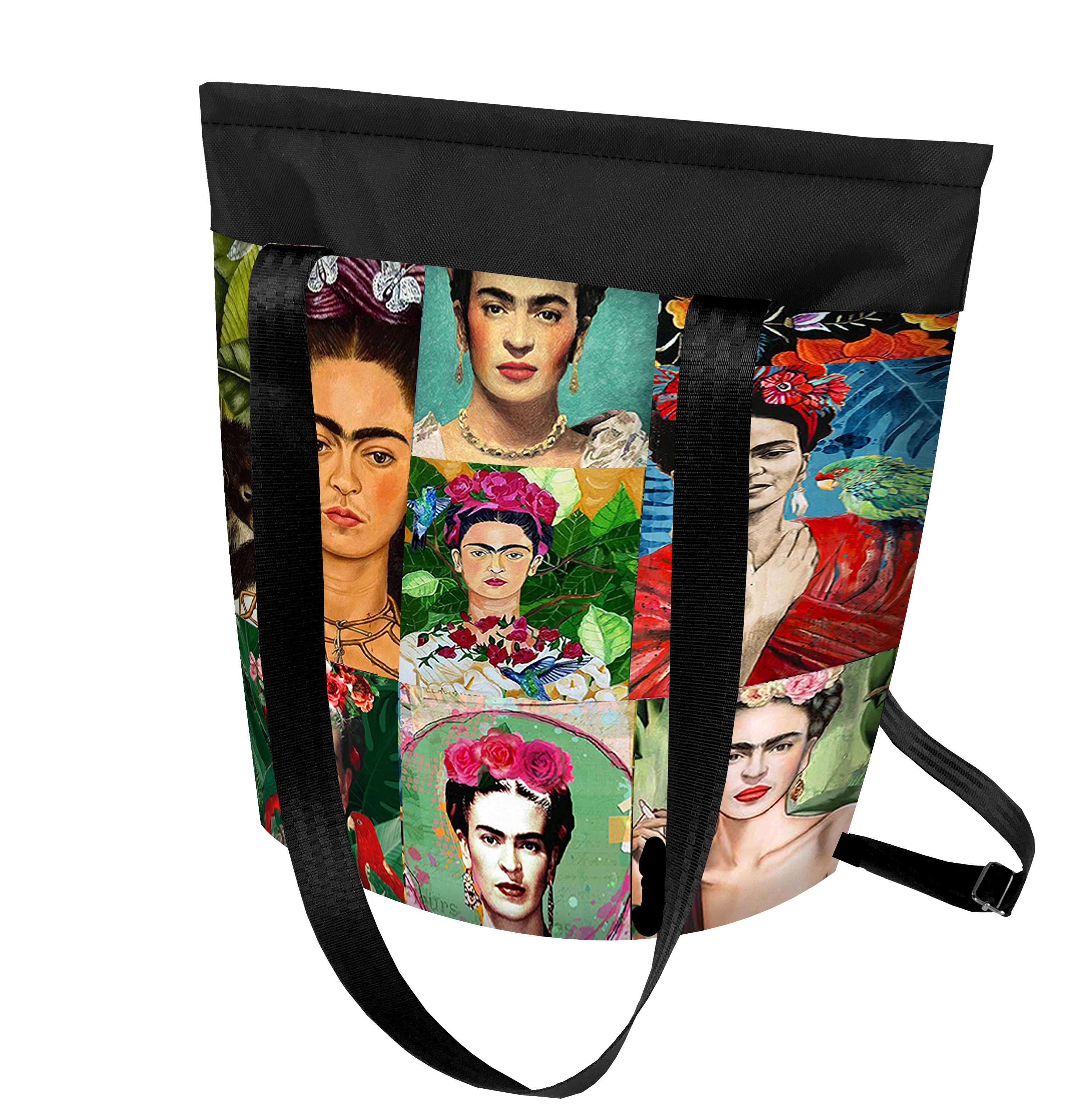 Bertoni Unisex's Backpack/Bag 2in1 Modern Frida