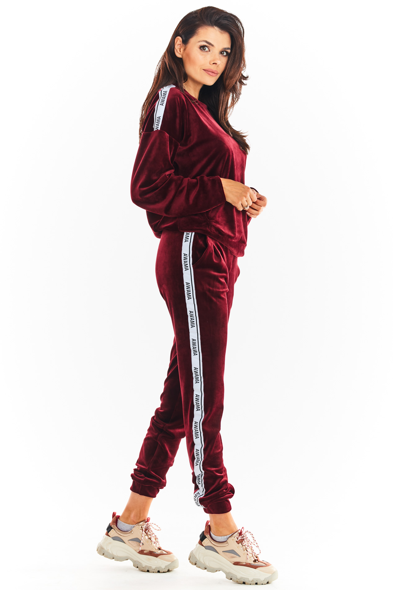 Pantaloni Awama Femeii A375