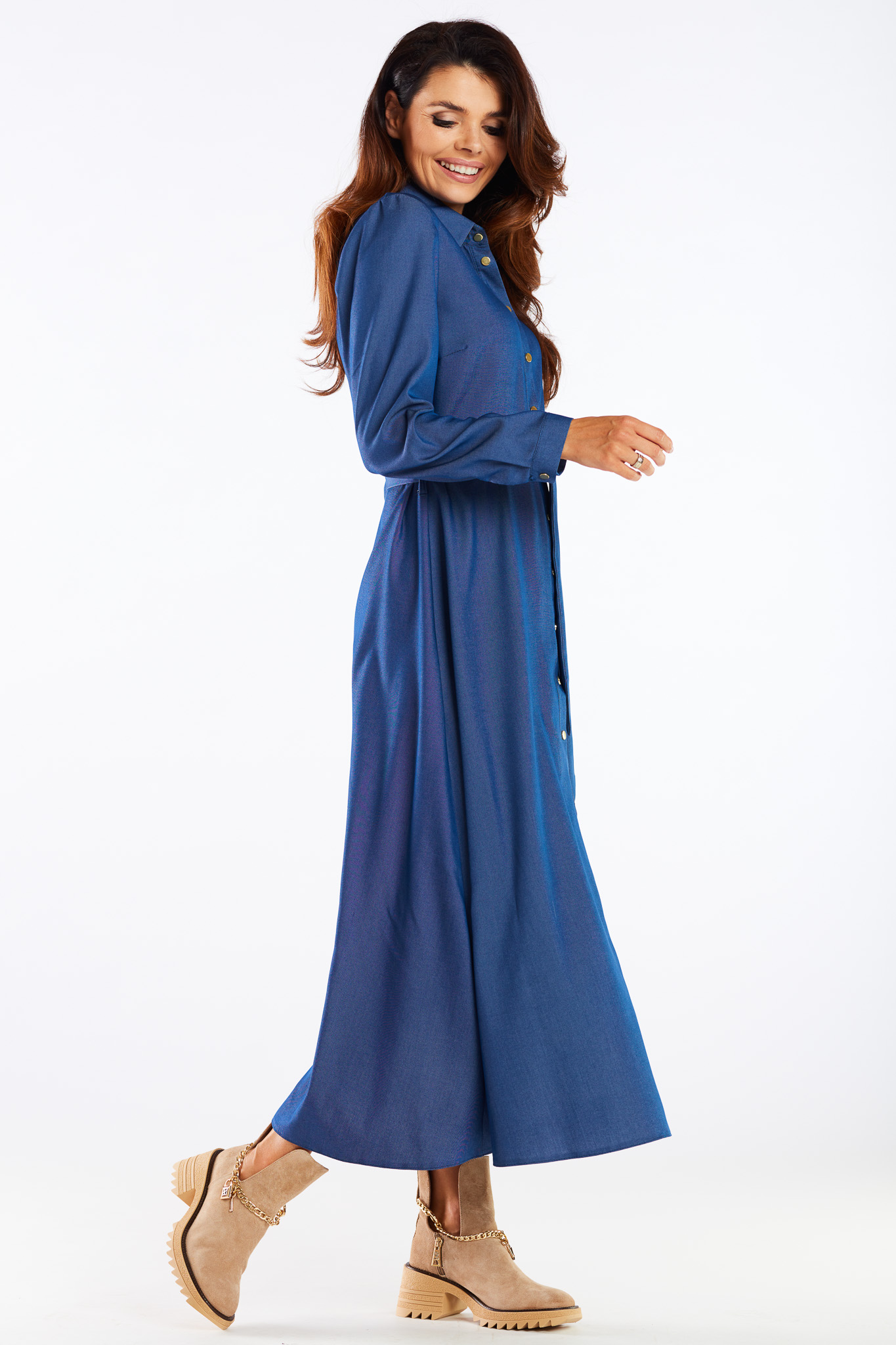 Rochie dama, Awama Buttoned