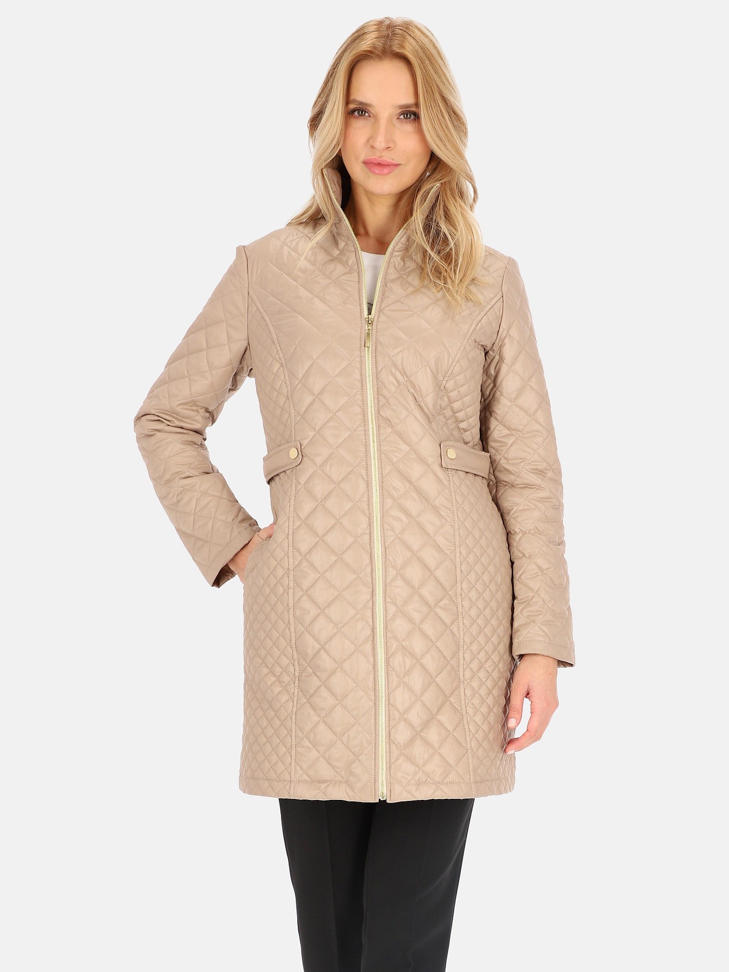 PERSO Woman's Elegant quilted spring summer women's coat