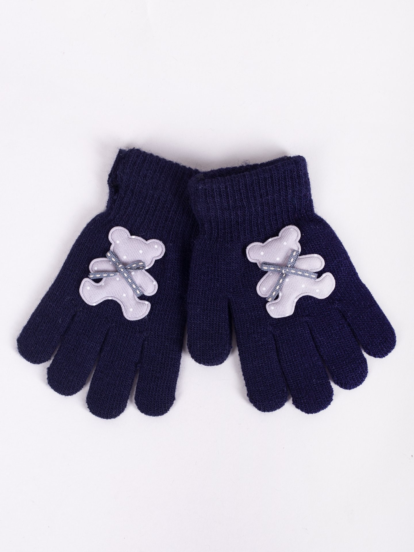 Yoclub Kids's Gloves RED-0235G-AA5B-001 Navy Blue