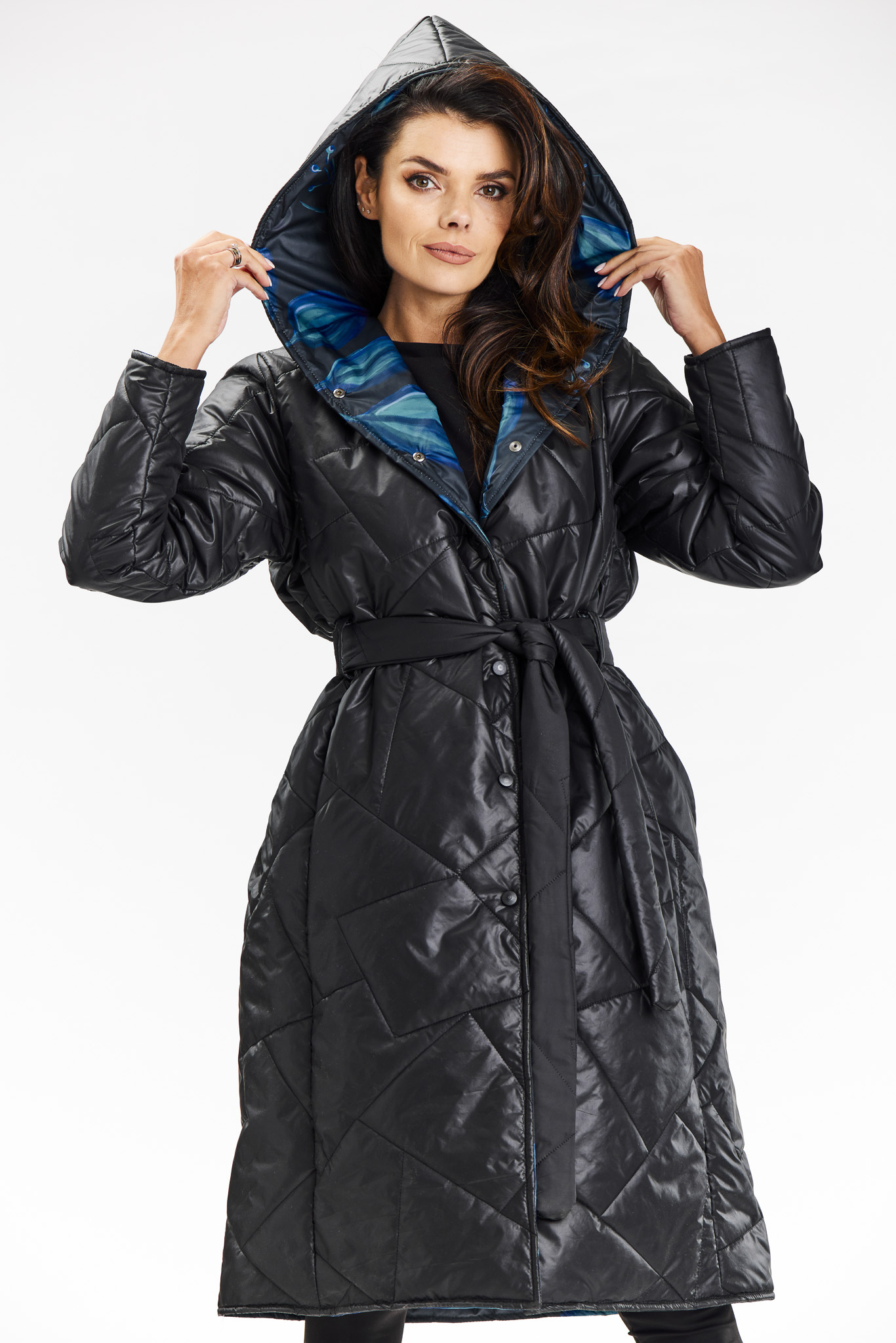 Awama Woman's Coat A686 Black
