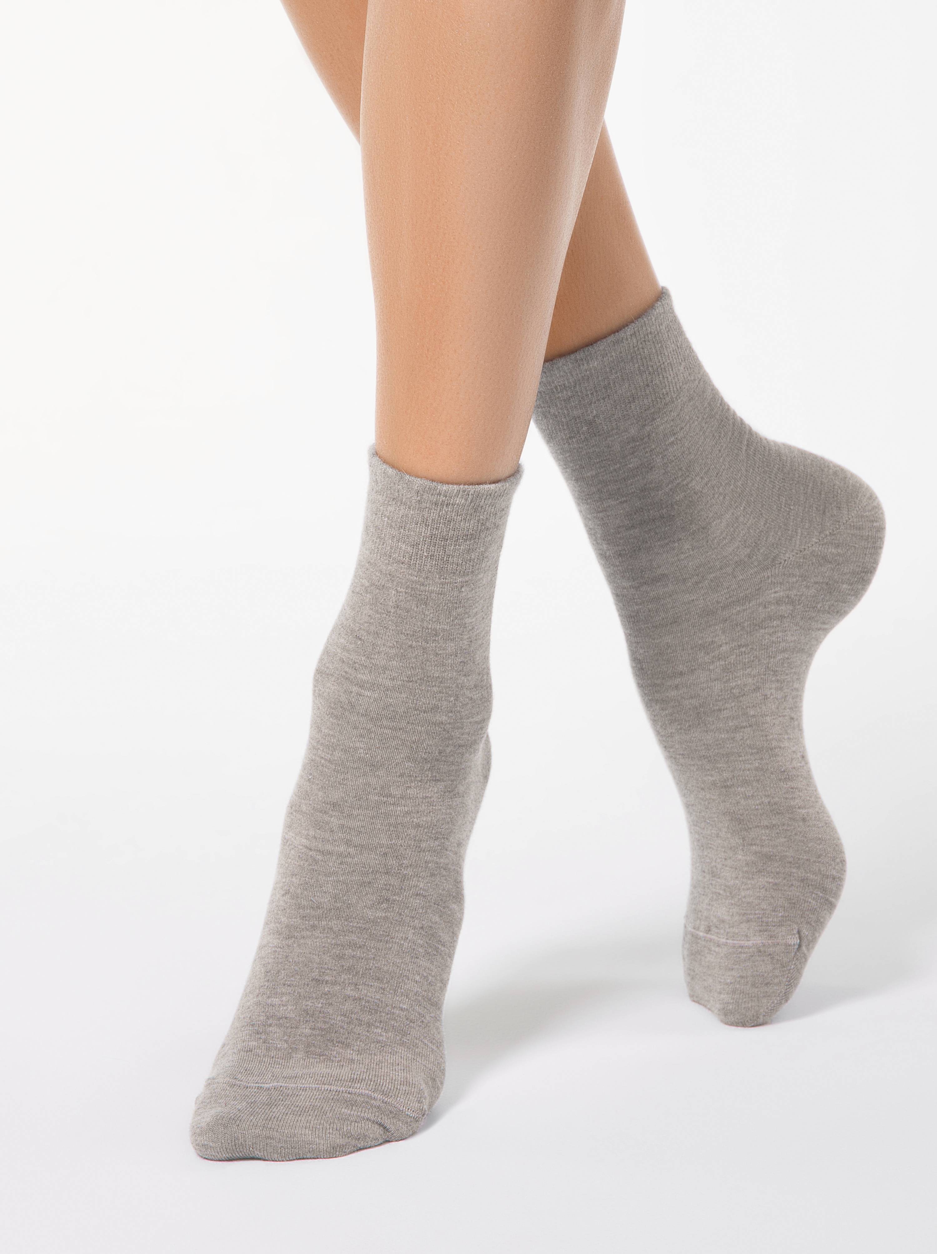 Levně Conte Woman's Socks 000 Grey-Beige