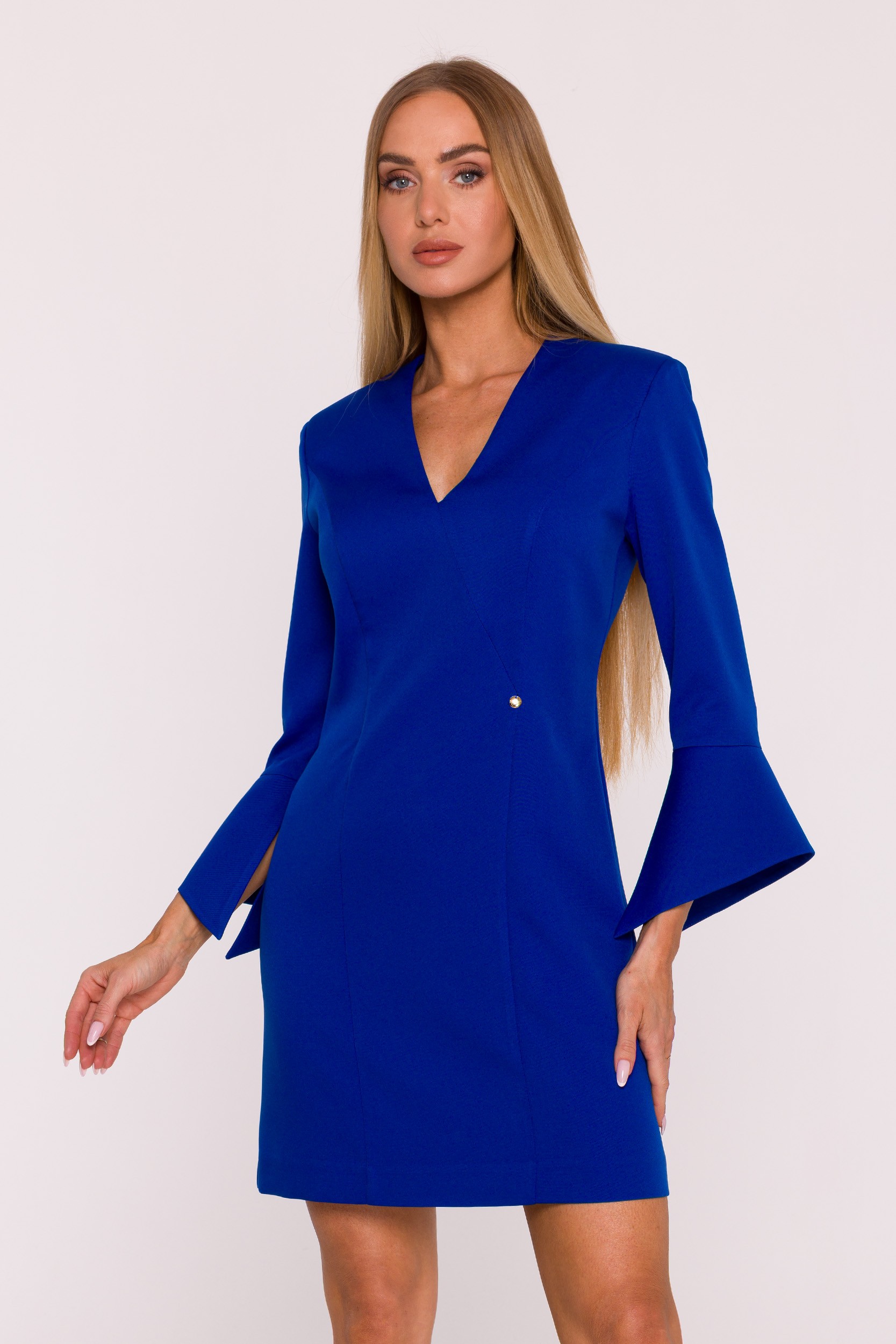 Rochie mini cu manșete largi