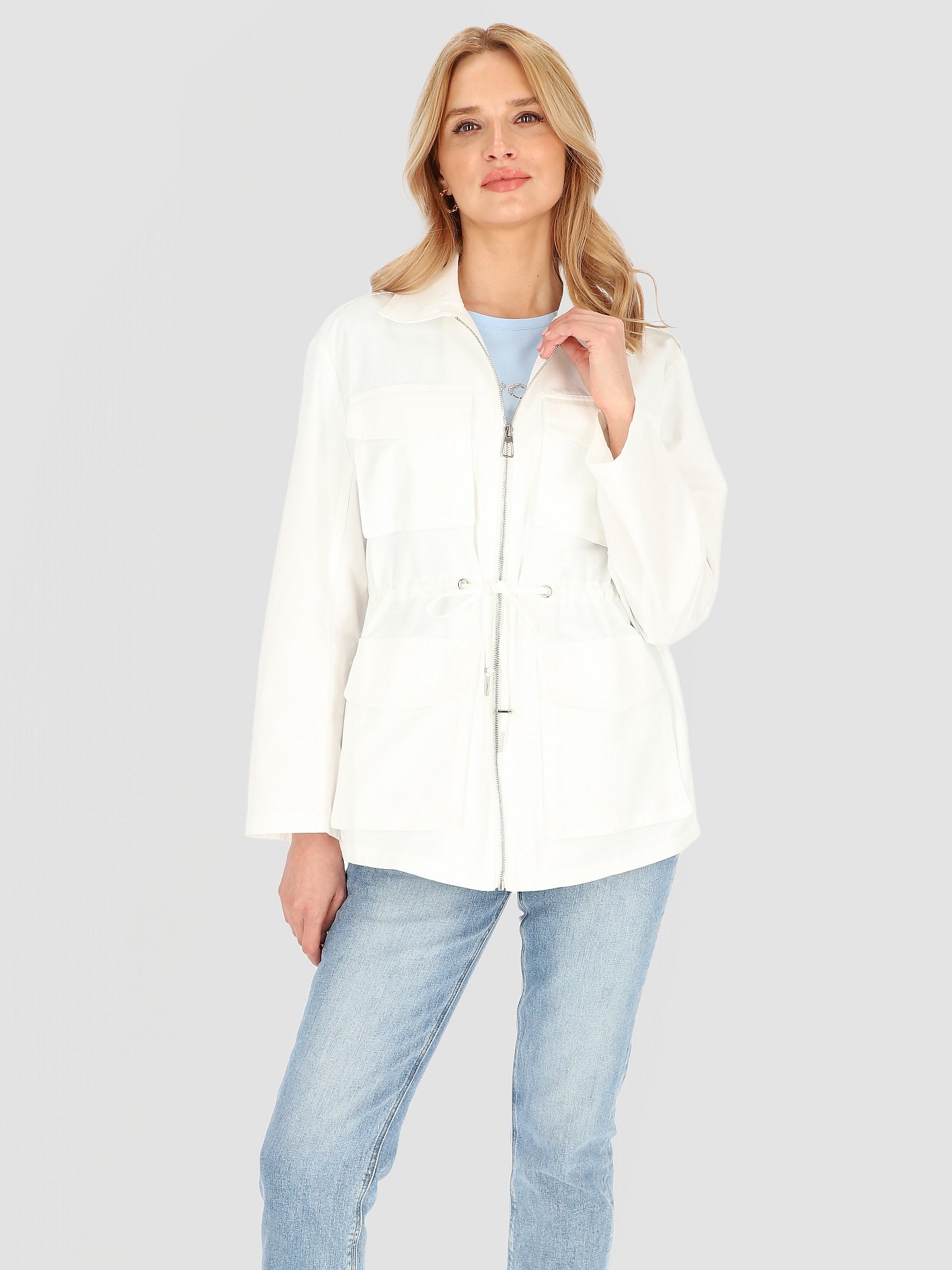 Дамско преходно яке с колан