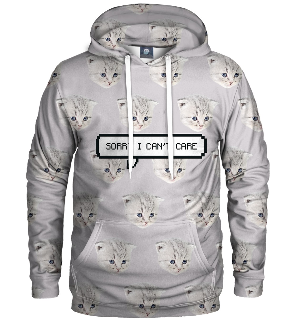 Aloha από το Deer Unisex's I Can't Care Hoodie H-K AFD134