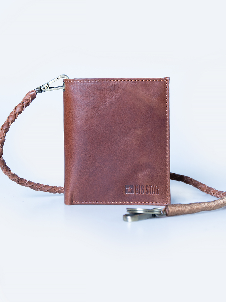 Levně Big Star Man's Wallet Wallet 175231 Light Natural Leather-803