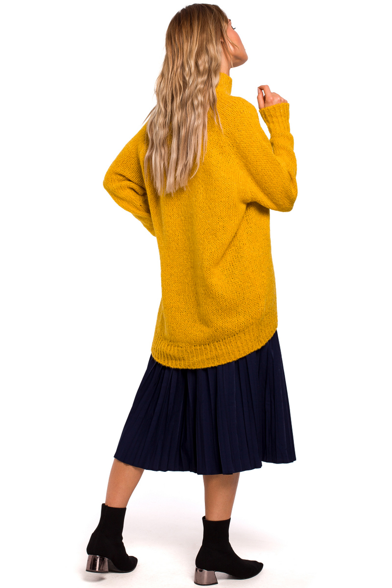 Made Of Emotion Woman's Pullover M468 Honey