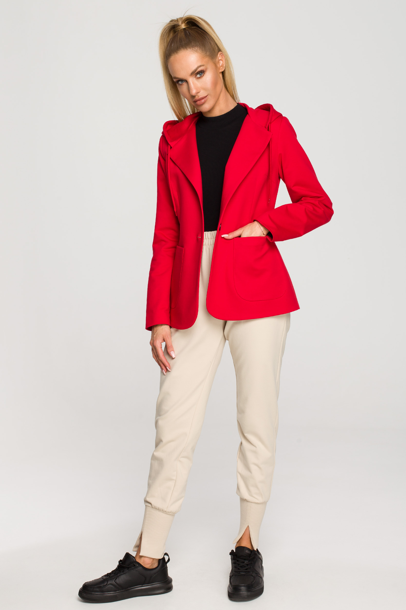Sacou de damă Made of Emotion Made_Of_Emotion_Jacket_M691_Black