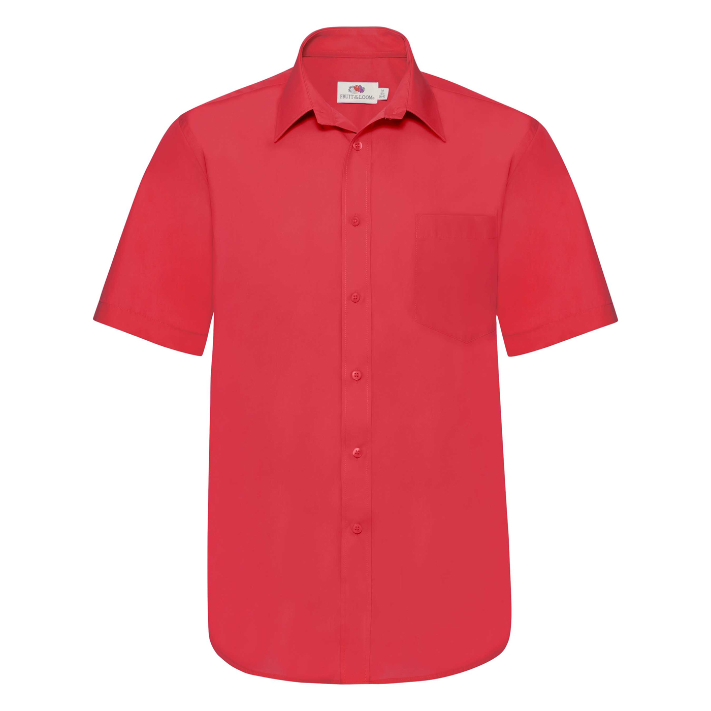 FRUIT OF THE LOOM F13•LONG SLEEVE POPLIN SHIRT