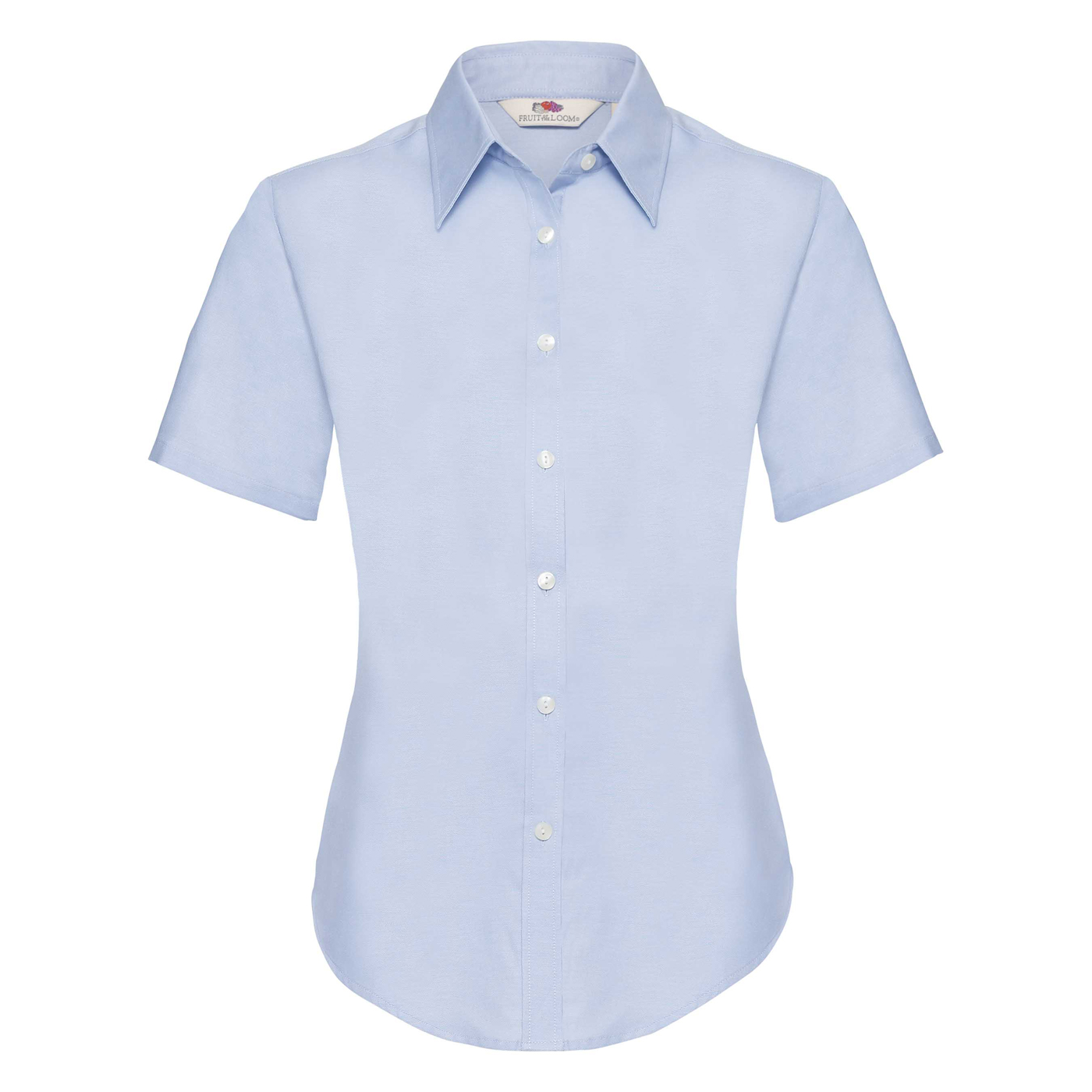 FRUIT OF THE LOOM F16•LADIES SHORT SLEEVE OXFORD SHIRT