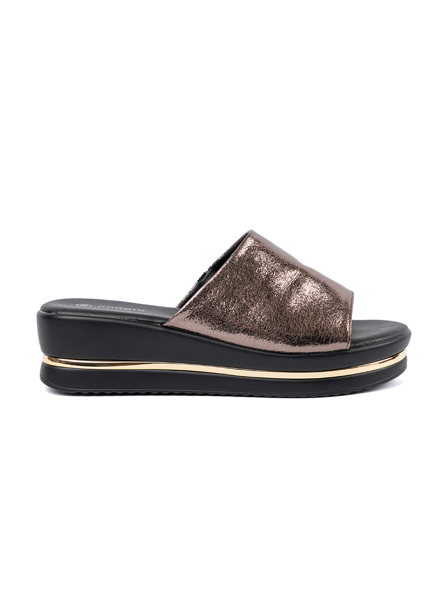 GOODIN Womens metallic platform flip-flops