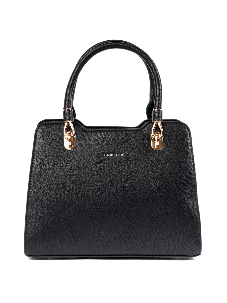 Shelvt Womens handbag black trunk