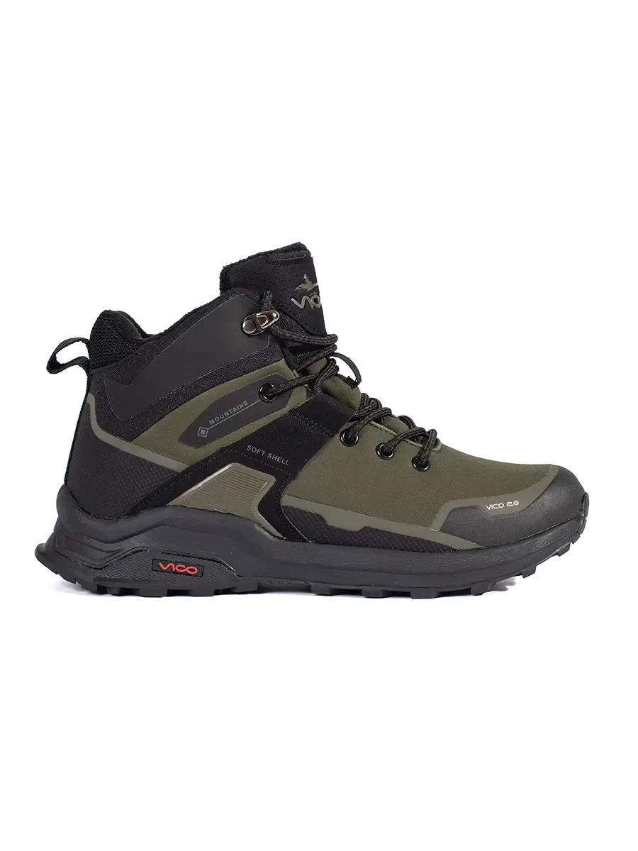 VICO Dark green insulated trekking boots