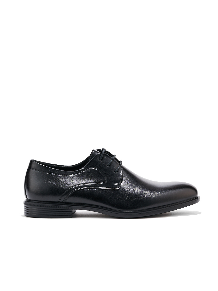 Shelvt Mens black lace-up shoes