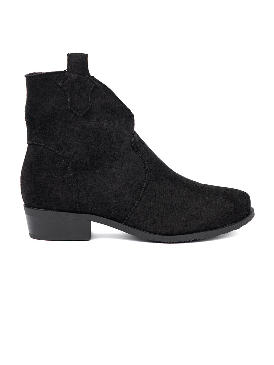 SEASTAR Black suede cowboy boots
