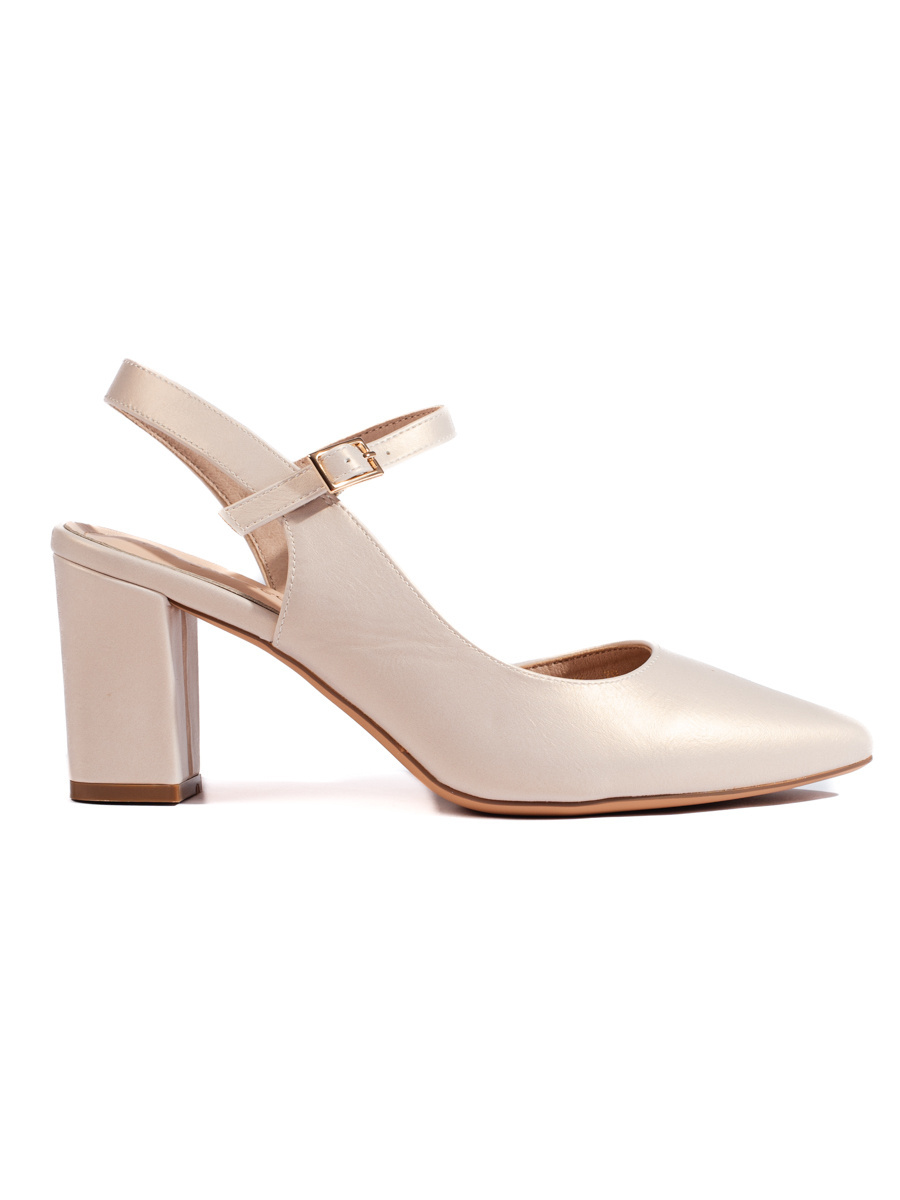 Stylish womens pumps beige Sergio Leone