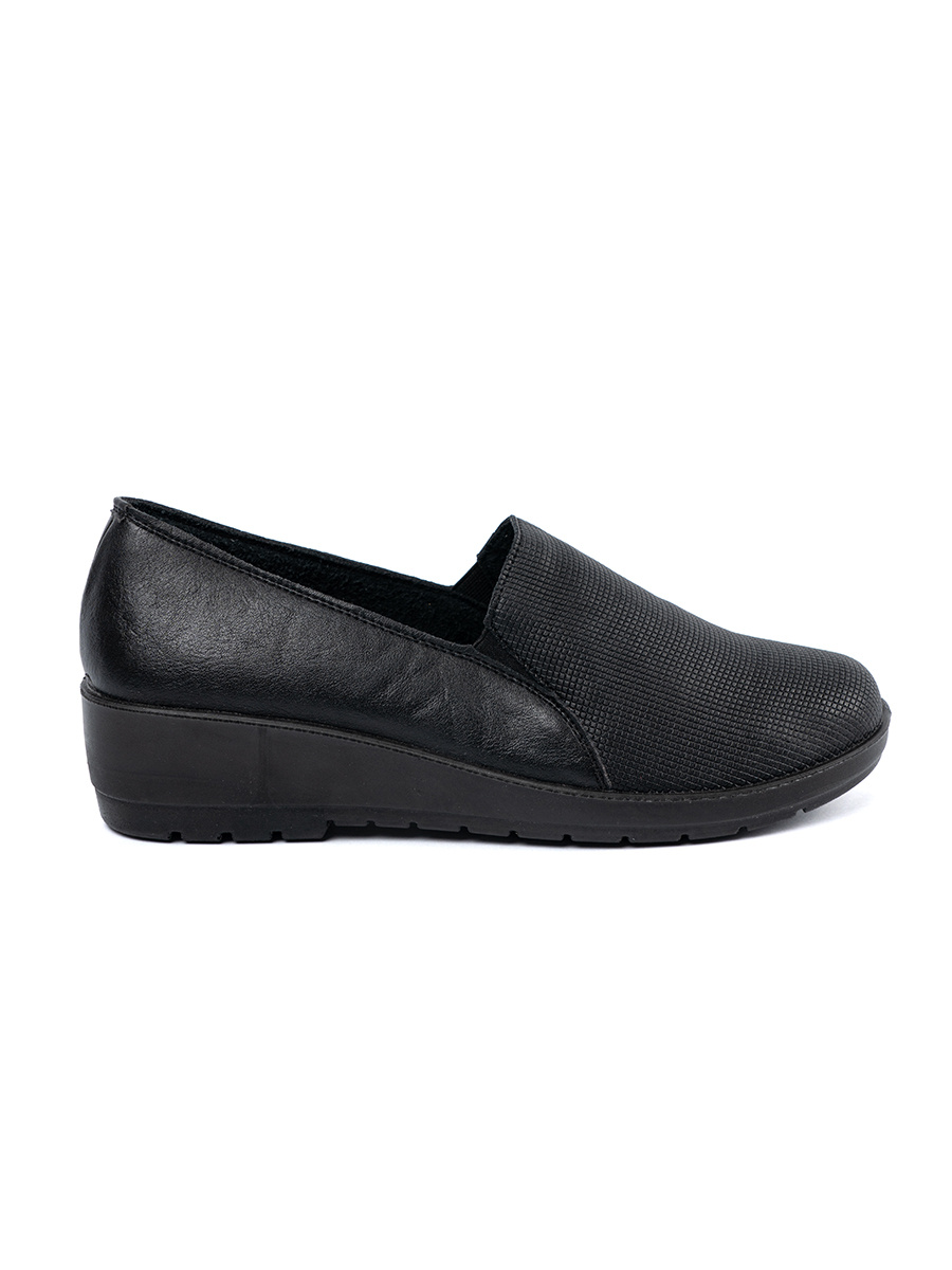 Shelvt Womens black platform shoes